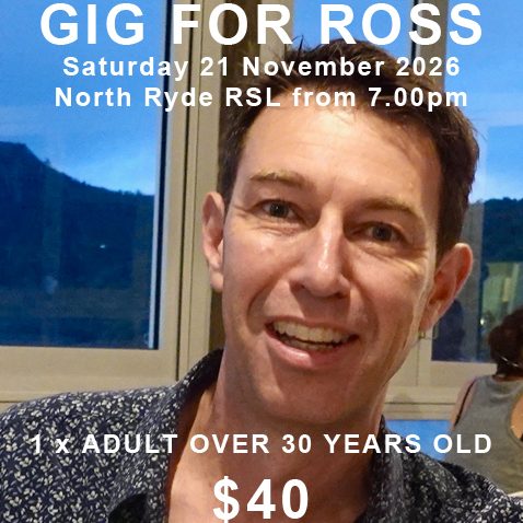Gig For Ross - 1 x Adult over 30 years old