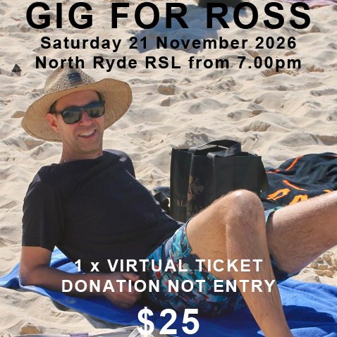 Gig For Ross - 1 x Virtual Ticket